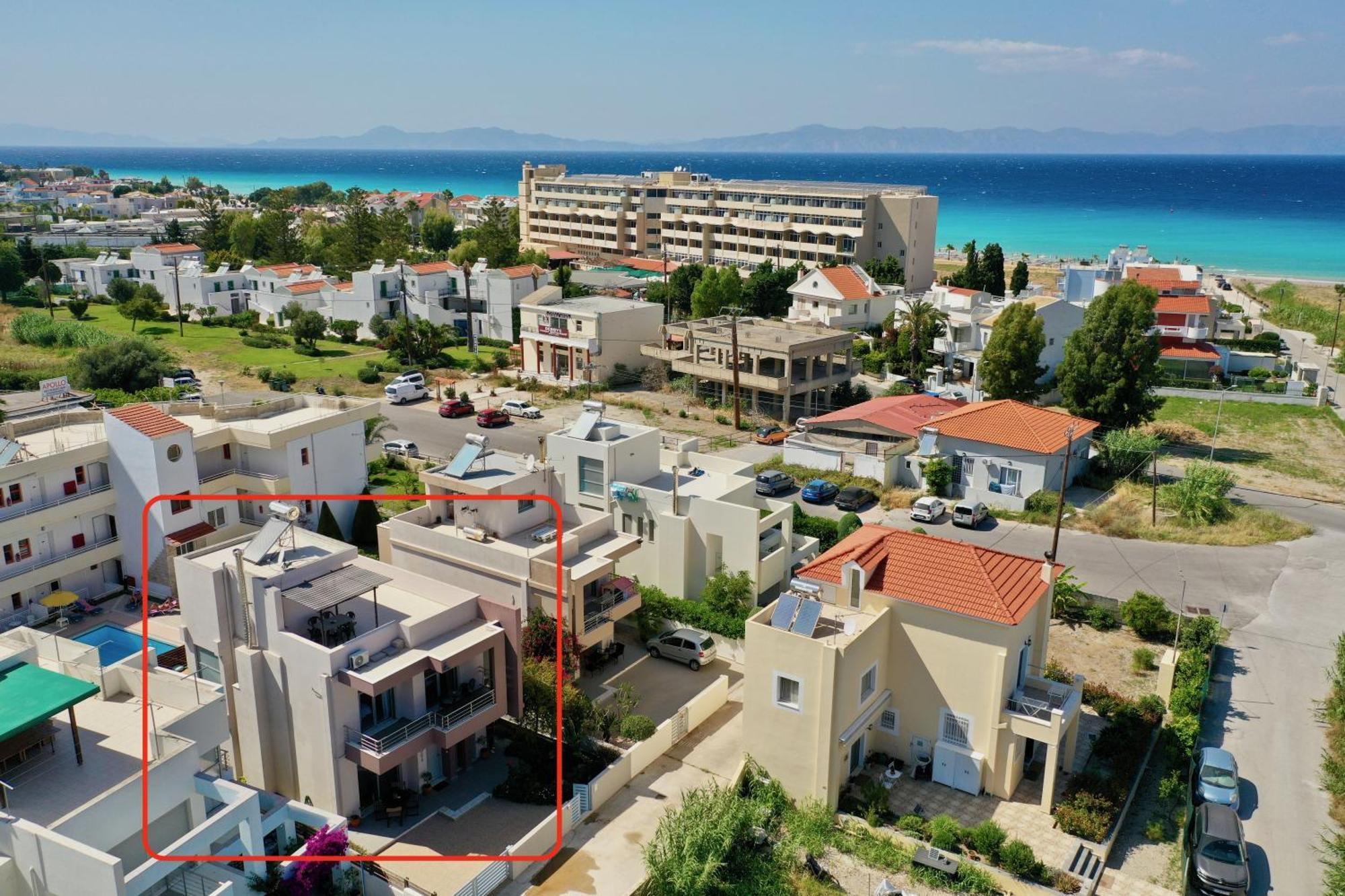 Dionysus Seaside Villa Ялисос Екстериор снимка